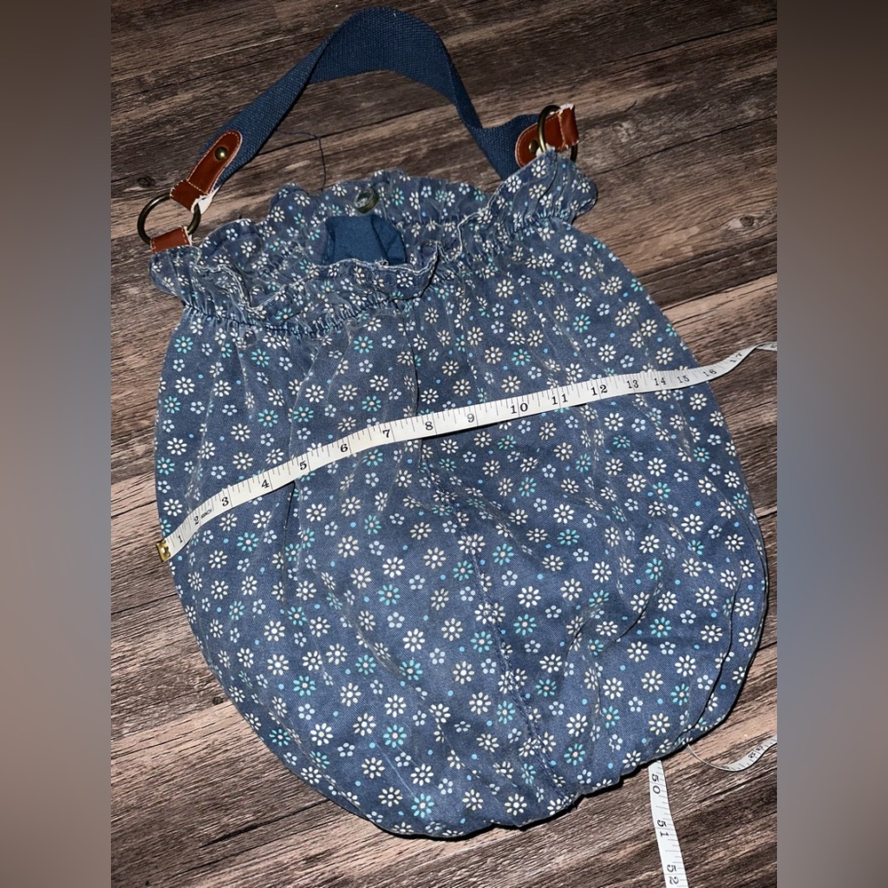 Blue Floral Shoulder Bag - Picture 6 of 6